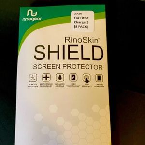 RinoSkin shield screen protectors for FITBIT CHARGE 2 (8 pack, is now a 7 pack)
